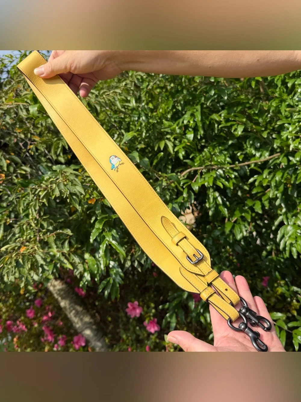 Disney X Coach Happy Strap 32800 – A Dark Fairy Tale – Yellow Leather